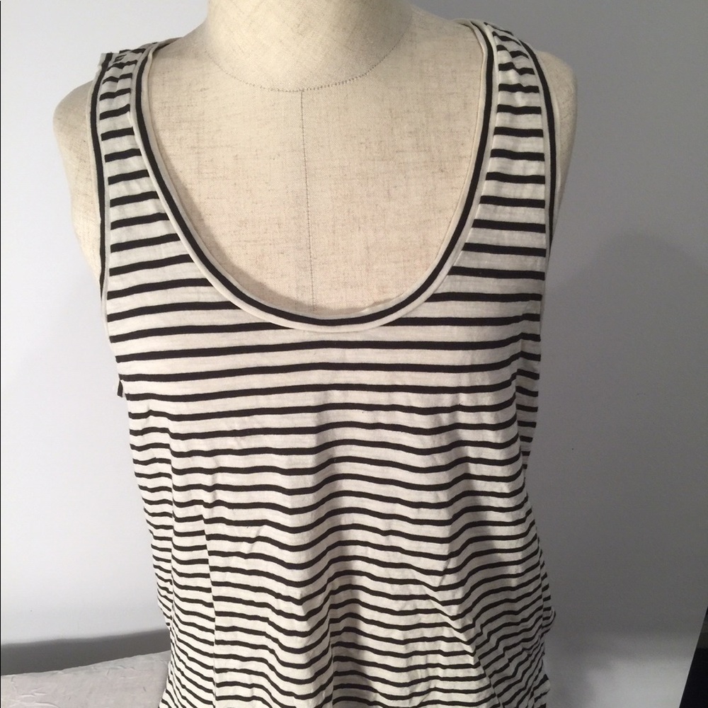 Crew striped cotton tank top